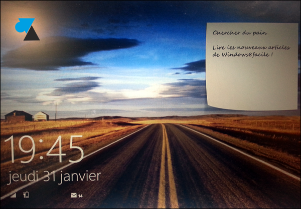 Windows 8 lockscreen