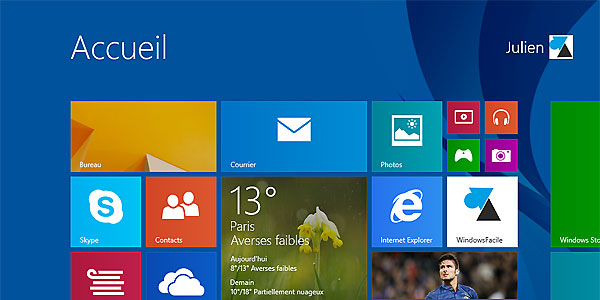 Mise à jour Windows 8 vers Windows 8.1