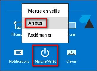 comment arreter ordinateur avec windows 8