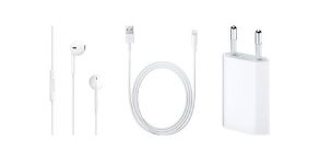 Apple cable USB Lightning chargeur secteur écouteurs EarPods origine certifié