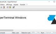 HyperTerminal sur Windows 7