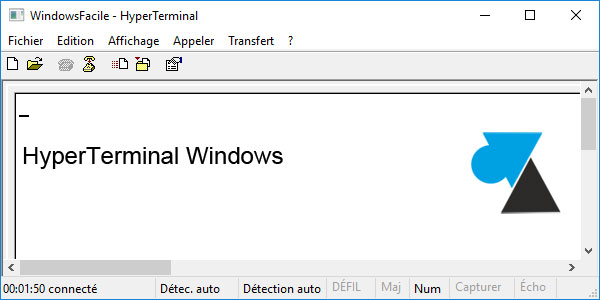 hyperterminal in windows 10