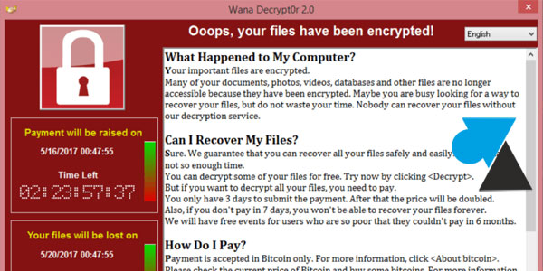 virus ransomware wannacry