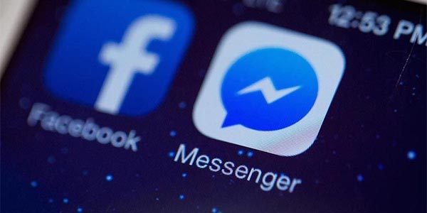 Facebook Messenger en thème sombre