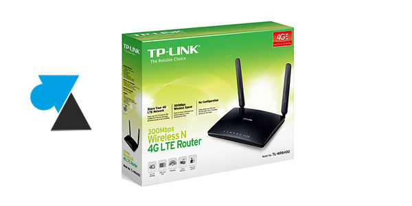Configurer routeur 4G TP-Link TL-MR6400