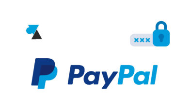 PayPal logo lock cadenas