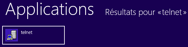guide tutoriel installer et activer le client Telnet Windows 8