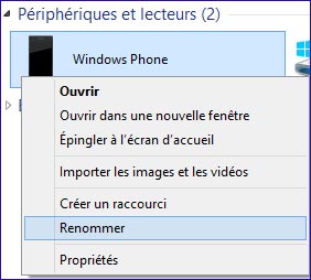 tutoriel renommer Windows Phone Nokia Lumia