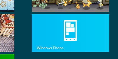 Windows phone tuile