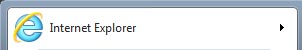 IE10 Internet Explorer 10 icone menu demarrer