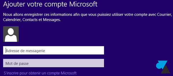 logiciel Courrier Windows 8 configuration tutoriel