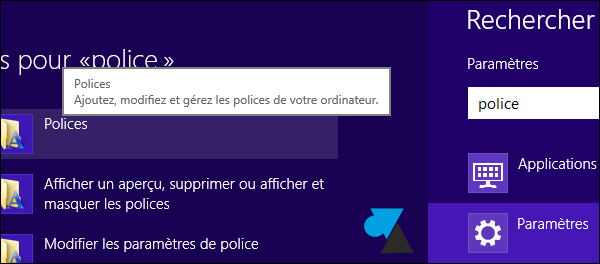 Windows8 installer nouvelle police caractere TTF OTF