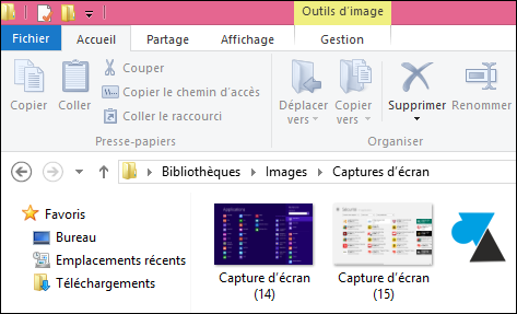 tutoriel comment faire capture ecran Windows 8 screenshot