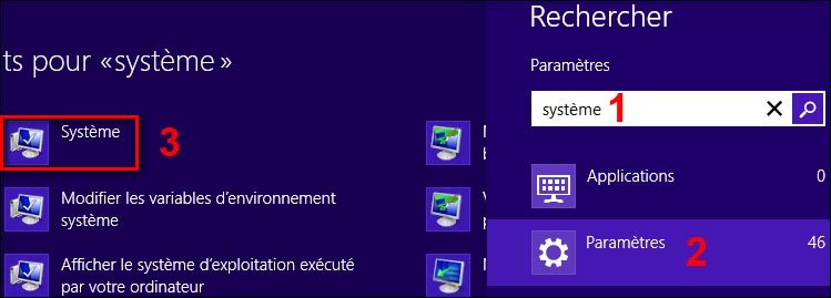 Windows8 proprietes systeme