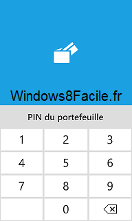 Windows Phone Portefeuille Code Pin demandé