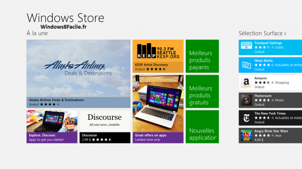 Windows Store Etats-Unis