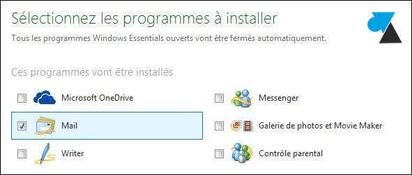 tutoriel installer Windows Live Mail