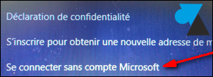 Windows 8 creer un compte local