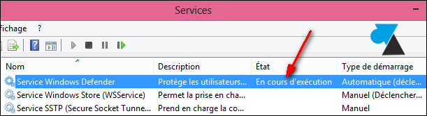 service Windows Defender W8