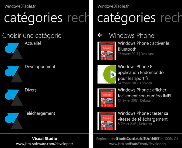 Windows8Facile catégories