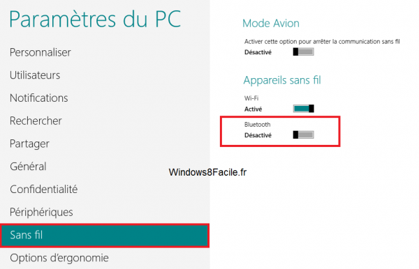 Windows 8 activation bluetooth