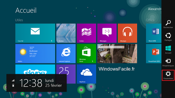 ⚙CONTRÔLE DE WINDOWS DANS WINDOWS 8 POUR LES TABLETTES - TUTORIELS