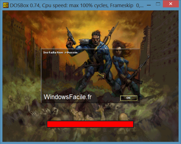 DOSBOX install finis fallout
