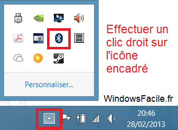 Windows 8 recevoir fichier bluetooth