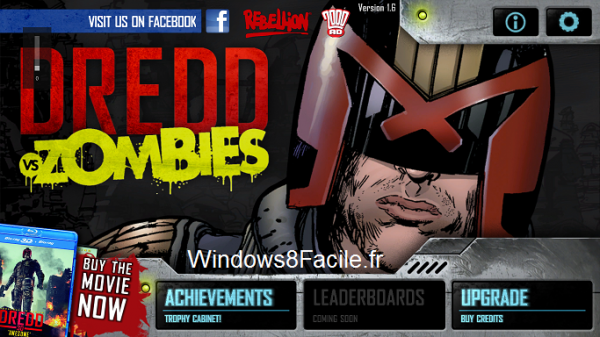 DREDD VS Zombies accueil