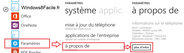 Windows Phone A propos