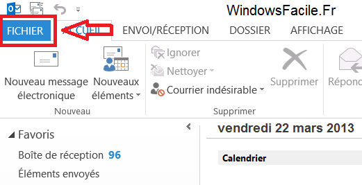 Outlook 2013 ajouter compte