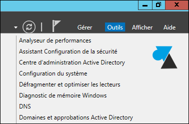 Windows Server 2012 Outils administration domaine