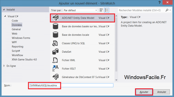 VS2012 ADO.NET