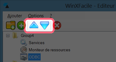 WinXFacile déplacer élément