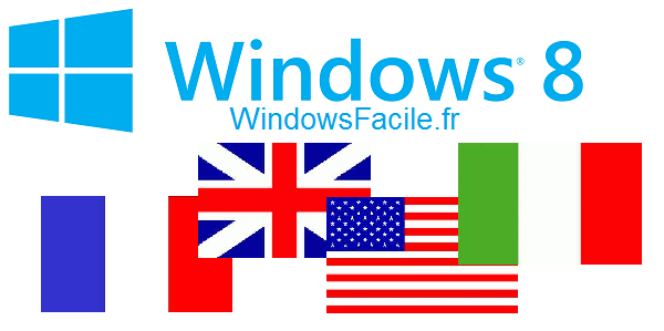 Windows 8 / 8.1 : changer la langue du système