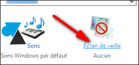 Windows 8 ecran veille