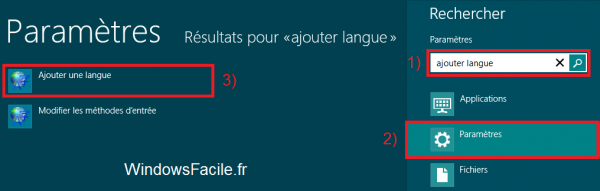 Windows 8 Ajouter langue