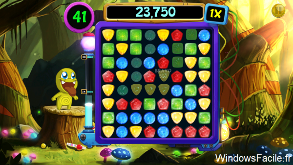 Windows 8 Monsters love candy jeu