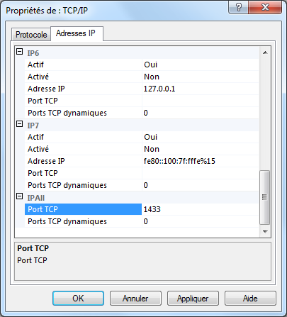 SQL Server 2008R2 installation configuration reseau