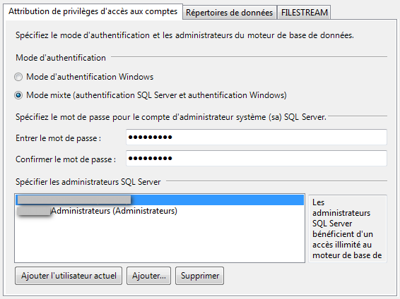 SQL Server 2008 R2 droits utilisateurs