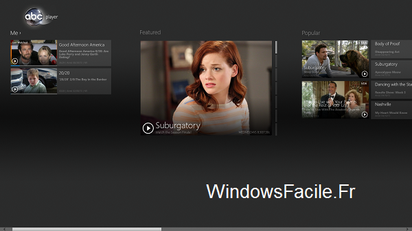 ABC application Windows 8