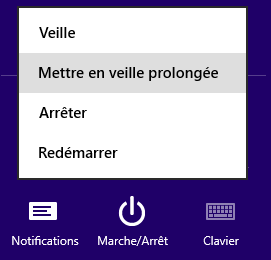 bouton veille prolongee