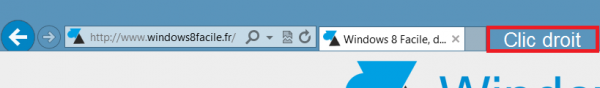 ie10 clic droit menu contextuel