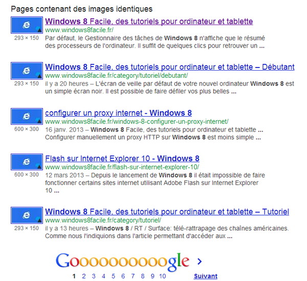 resultat recherche