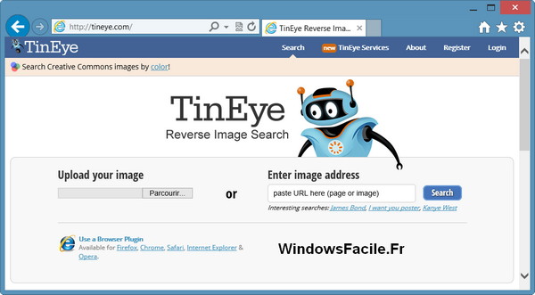 site internet tineye