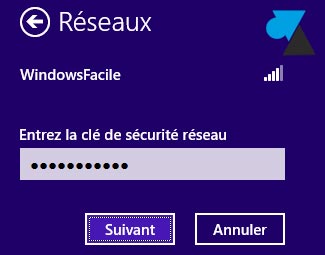 connexion reseau sans fil wifi clé wpa wep freewifi