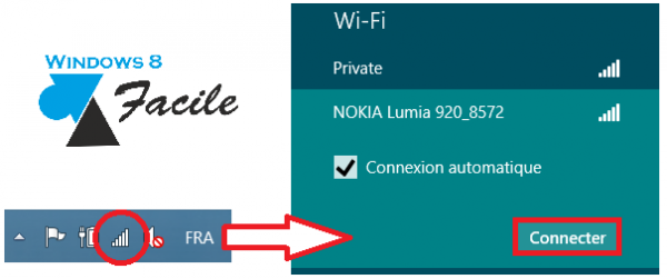 Windows 8 connecter wifi 3G windows phone