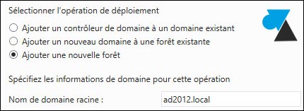 tutoriel Windows Server 2012 R2 creer foret