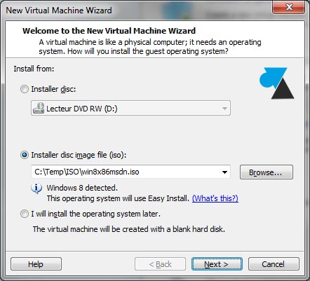 VMware Player installation DVD ISO