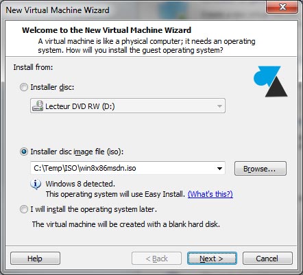 VMware Player installation DVD ISO